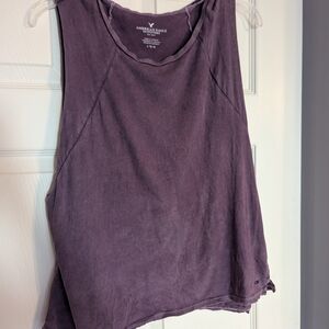 American Eagle Outfitters Purple Muscle Tank